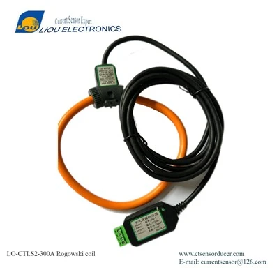 Lo-ctls 2-300 סליל רוגובסקי גמיש עם אינטגרטור 300a-dc20ma