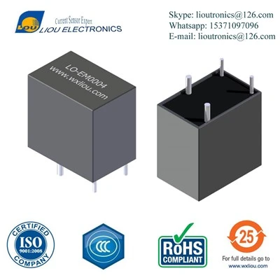 דיוק גבוה 1: 2000 שנאי נוכחי 5a -2.5 MA PCB Mount